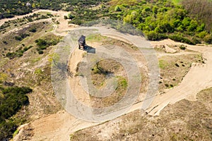 Aerial view of Special Reserve `ÄurÄ‘evac Sands`